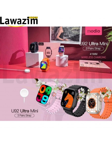 الساعة الذكية والأنيقة Modio U92 Ultra Mini 41mm: Montre Intelligente