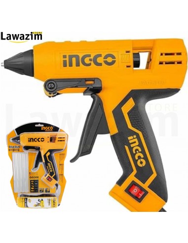 مسدس صمغ ساخن 30 واط  للحرف اليدوية والمشاريع الفنية INGCO Pistolet à colle 30W(220W) GG308