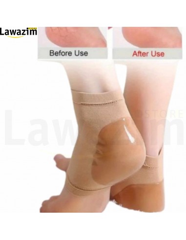 جوارب للكعب توفر الراحة وتخفف التشققات Chaussettes pour talons offrant confort et soulagement des fissures