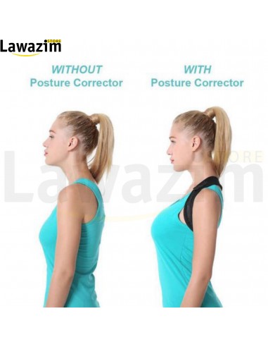 حزام شد وتقويم الظهر والرقبة والعمود الفقري Ceinture pour resserrer et redresser le dos, le cou et la colonne vertébrale