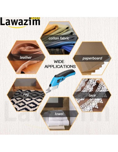 المقص الكهربائي لقص سهل وسريع! Ciseaux électriques : Coupe facile et rapide!