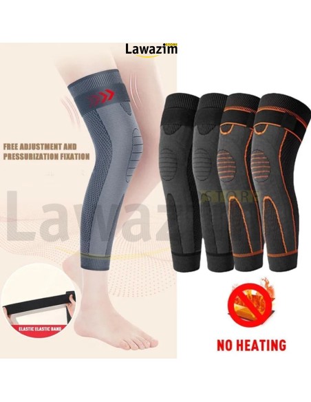 واقيات ركبة تورمالين ذاتية التسخين بالضغط الإبري  Coussinets de soutien du genou de compression, genouillère élastique