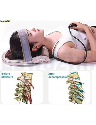 جهاز تصحيح وضعية  الرقبة - Dispositif de traction cervicale Civière de tête de cou