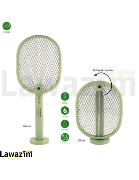 صاعق البعوض كهربائي DP-1224 مع قاعدة Raquette anti-moustique électrique DP-1224 avec base