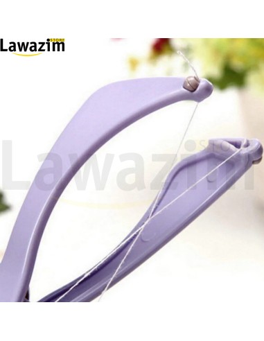 الة ازالة شعر الوجه بالخيط Machine d'épilation du visage avec fil