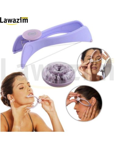 الة ازالة شعر الوجه بالخيط Machine d'épilation du visage avec fil