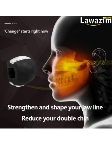 جهاز تمرين الفك والوجه والرقبة يحدد خط الفك الخاص بك L'exercice de la mâchoire, du visage et du cou définit votre mâchoire.