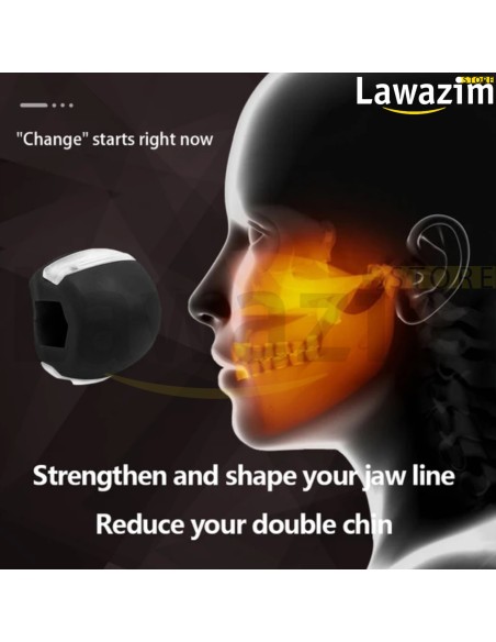 جهاز تمرين الفك والوجه والرقبة يحدد خط الفك الخاص بك L'exercice de la mâchoire, du visage et du cou définit votre mâchoire.