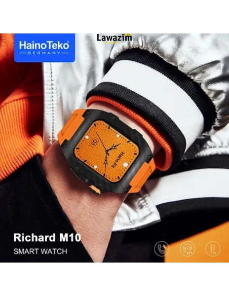 الساعة الذكية المطورة بتقنيات حديثة و أناقة فائقة Hainoteko Richard M10 smart watch