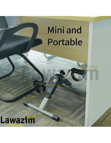 Mini Pedal Manuel / دواسة يدوية لتمرين الذراعين والأرجل / دراجة تمارين رياضية صغيرة قابلة للطي