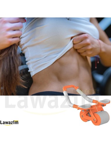 جهاز فعال لتمرين عضلات البطن بعجلات قابل للتعديل  Roue pour entraînement Abdominale à Rebond Automatique