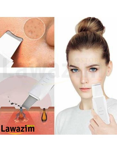 مقشر الجلد بالأمواج فوق الصوتية لتنظيف الوجه Épurateur de peau à ultrasons pour nettoyage du visage