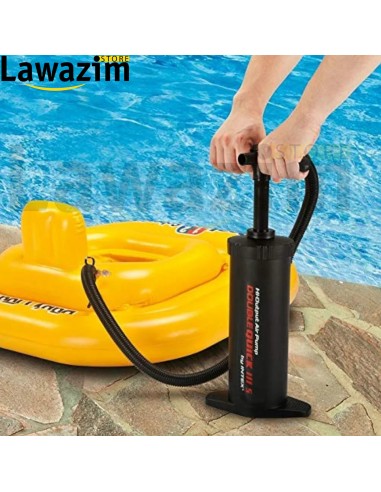 مضخة هواء يدوية مزدوجة الفعل إنتكس Pompe à air manuelle double action Intex Double Quick III S