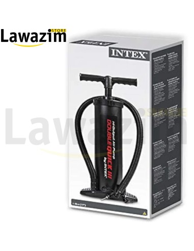 مضخة هواء يدوية مزدوجة الفعل إنتكس Pompe à air manuelle double action Intex Double Quick III S