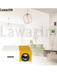 جهاز عرض LED صغير للمنزل الذكي، جهاز عرض أفلام محمول Mini projecteur LED pour maison intelligente, projecteur de film portable