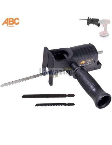 منشار ترددي محمول-AC18649-Adaptateur de scie alternative portable pour perceuse ABC POW