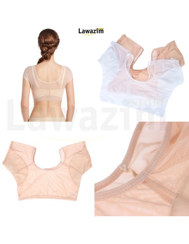 الوسادة الماصة للعرق مع مزيل العرق لتجربة جفاف مميزة Vêtements absorbant la sueur en maille pour femmes transparent