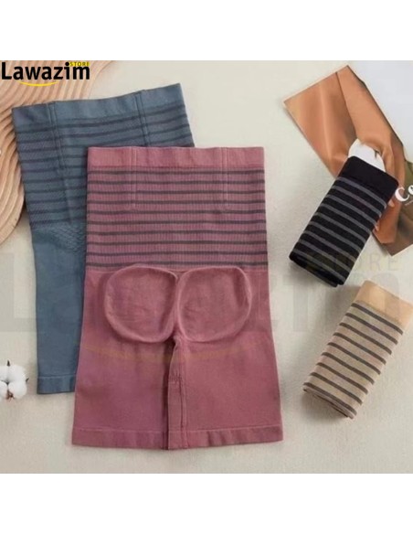 شورت خصر عالي للتحكم في البطن للسيدات Short Taille Haute pour le Contrôle du Ventre des Femmes