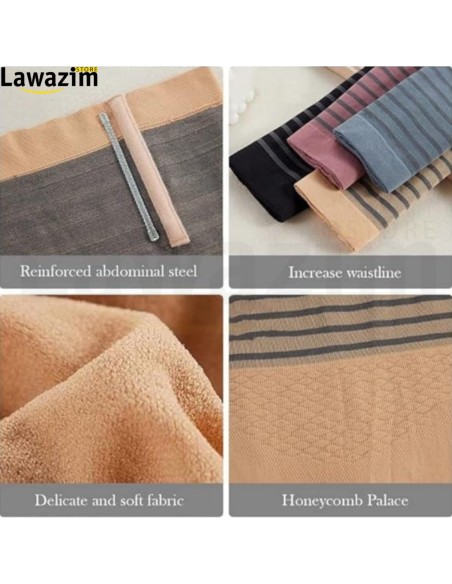 شورت خصر عالي للتحكم في البطن للسيدات Short Taille Haute pour le Contrôle du Ventre des Femmes