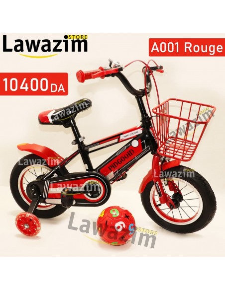Vélo pour enfant 12 pouces - دراجة أطفال + كرة قدم هديّة مجّانية متوفّرة بعدة ألوان مختلفة لأفضل هدايا الأطفال