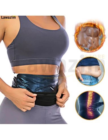 حزام الخصر  الرياضي للتعرق وفقدان الوزن للنساء و الرجال ceinture de sudation efficace pour homme et femme