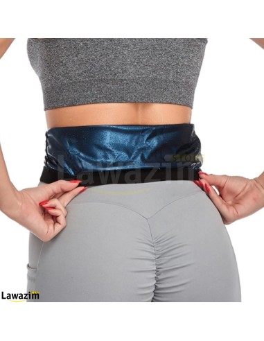 حزام الخصر  الرياضي للتعرق وفقدان الوزن للنساء و الرجال ceinture de sudation efficace pour homme et femme