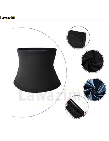 حزام الخصر  الرياضي للتعرق وفقدان الوزن للنساء و الرجال ceinture de sudation efficace pour homme et femme