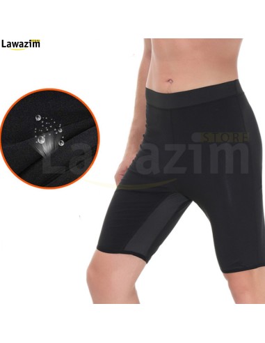 شورت رياضي للتمرين و التنحيف بفضل تقنية التعرق Short d'entraînement  pour homme, leggings thermiques chauds