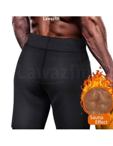 شورت رياضي للتمرين و التنحيف بفضل تقنية التعرق Short d'entraînement  pour homme, leggings thermiques chauds