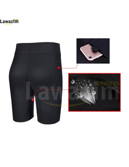 شورت رياضي للتمرين و التنحيف بفضل تقنية التعرق Short d'entraînement  pour homme, leggings thermiques chauds