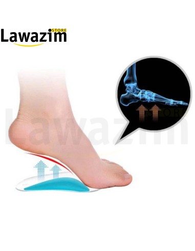 دعامة السيليكون لعلاج القدم المسطحة – Support en silicone pour pied plat لجعل كل خطوة مريحة لطفلك!