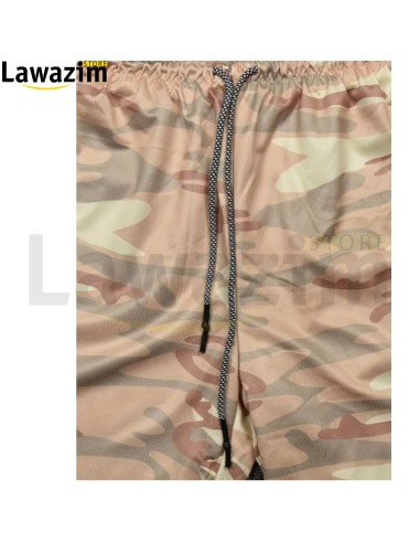 شورت رياضي رجالي واسع مع سيكليست داخلي - Short de sport homme ample avec cuissard intégré