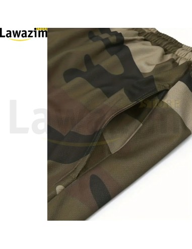 شورت رياضي رجالي واسع مع سيكليست داخلي - Short de sport homme ample avec cuissard intégré