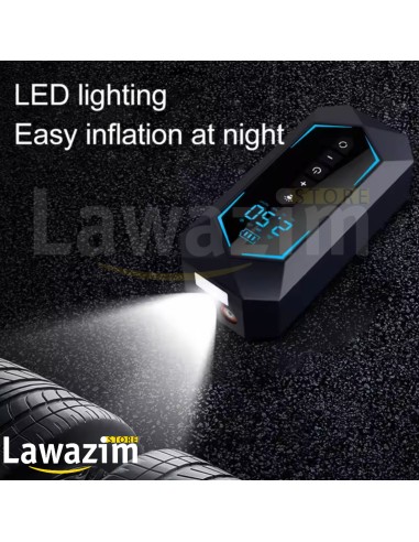 منفاخ هوائي لاسلكي 150PSI - Universal 150PSI Air Compressor - الحل المثالي لنفخ إطارات السيارات والدراجات في أي مكان!