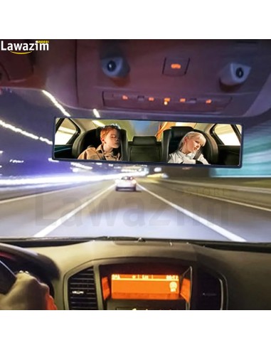 مرآة رؤية خلفية داخلية منحنية بزاوية واسعة للسيارة Rétroviseur grand angle, intérieur et incurvé, pour voitures