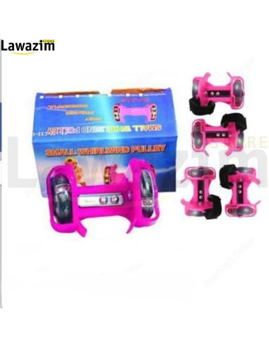 أحذية تزلج على شكل بكرة زوبعة صغيرة وامضة Chaussures de patinage à roulettes clignotantes Small Whirlwind Pulley