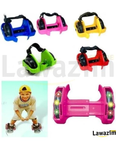 أحذية تزلج على شكل بكرة زوبعة صغيرة وامضة Chaussures de patinage à roulettes clignotantes Small Whirlwind Pulley
