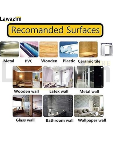 شريط سحري لاصق نانو شفاف على الوجهين Scotch Magique Nano-Adhésive Double Face transparent