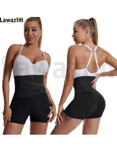 حزام الخصر والمشد وغمد التخسيس القابل للتعديل Ceinture de taille, Corset et Gaine Amincissante Réglable