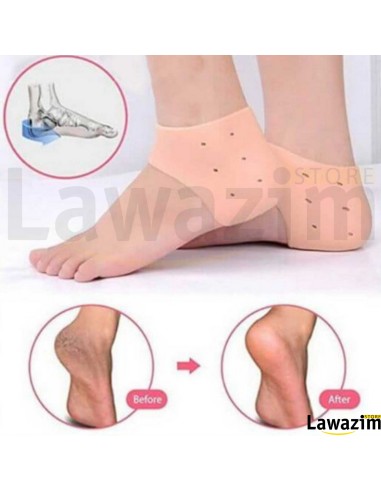 الكعب السيليكون لمقاومة تشققات ولعلاج الام الكعب Talons en silicone pour résister aux fissures et traiter les douleurs au talon