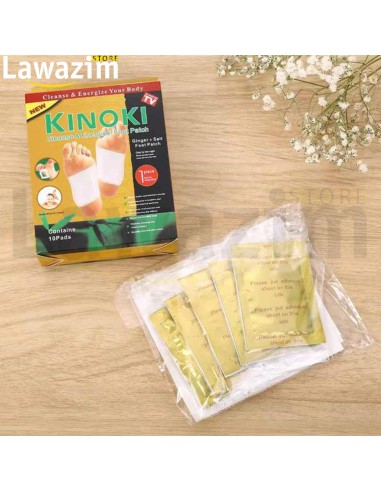 منصات إزالة السموم من القدم لتنظيف القدم KinokiKiyome  Tampons nettoyants détoxifiants pour les pieds