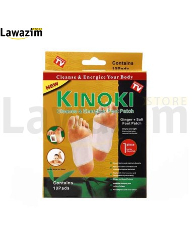 منصات إزالة السموم من القدم لتنظيف القدم KinokiKiyome  Tampons nettoyants détoxifiants pour les pieds