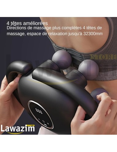 مدلك الاهتزاز الكهربائي للعضلات المحمول Masseur électrique portatif de vibration musculaire