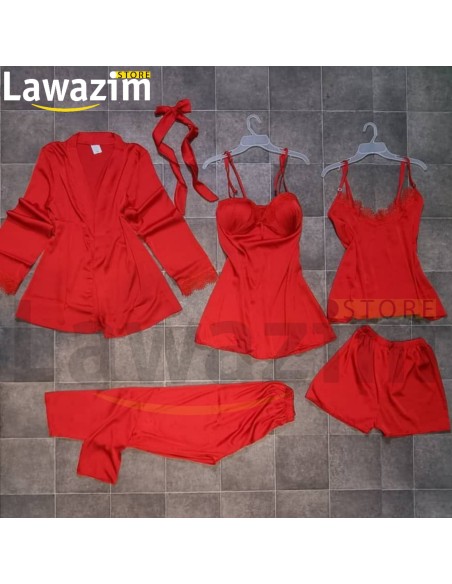 لانجري 5 قطع - Lingerie 5 pièces ERS5P إطلالة ساحرة وجاذبية لا تُقاوم!