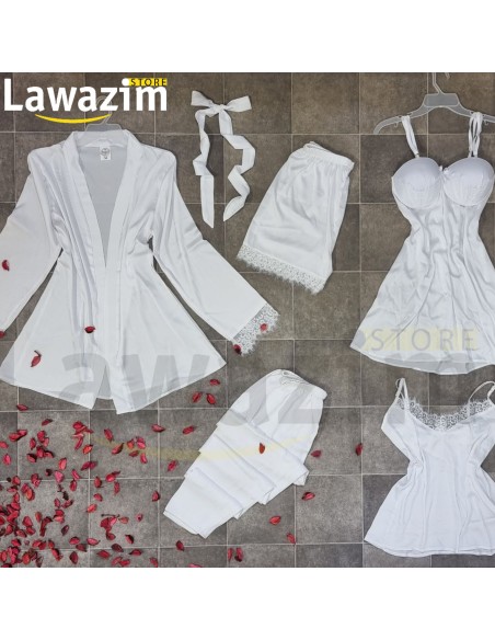 لانجري 5 قطع - Lingerie 5 pièces ERSS5P أنوثة، أناقة، وجاذبية لا تقاوم