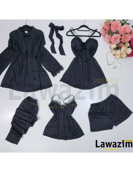 لانجري 5 قطع - Lingerie 5 pièces ERSN5P هدية مثالية لزوجتك... جاذبية وأناقة لا تُقاوم!