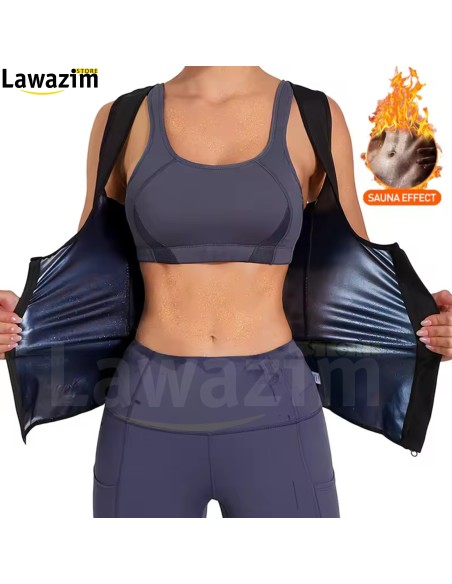 سويت تدريب الساونا للرجال لتعزيز نتائج التمرينSauna Training Vest for Men & Women  Maximize Your Workout Results