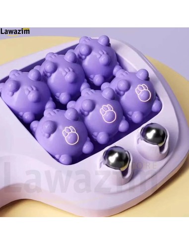 أسطوانة تدليك القدمين لتحفيز نقاط الضغط والاسترخاء العضليRouleau de massage des pieds, Entraînement Relaxation musculaire