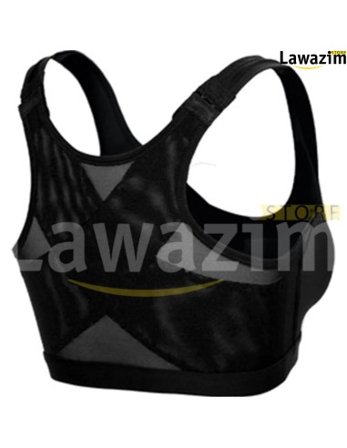 حمالة صدر رياضية مضغوطة بإغلاق أمامي للنساء - Soutien-gorge de sport de compression à fermeture frontale pour femme
