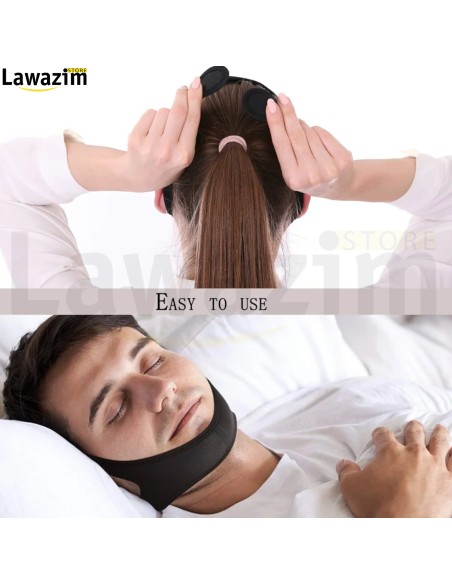 حزام ذقن مضاد للشخير للرجال والنساء Mentonnière anti-ronflement pour homme et femme
